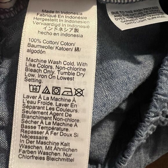 J Crew Women’s Pants Sz 8 Jeans chombray - Picture 4 of 4